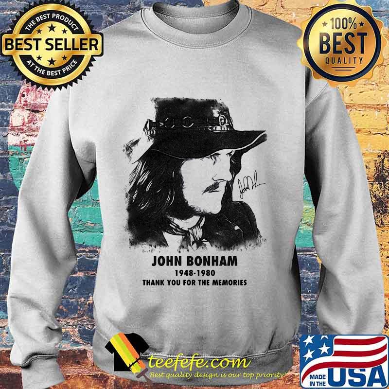 John bonham 1948 1980 thank for the memories signature s Sweater John bonham 1948 1980 thank for the memories signature s Sweater