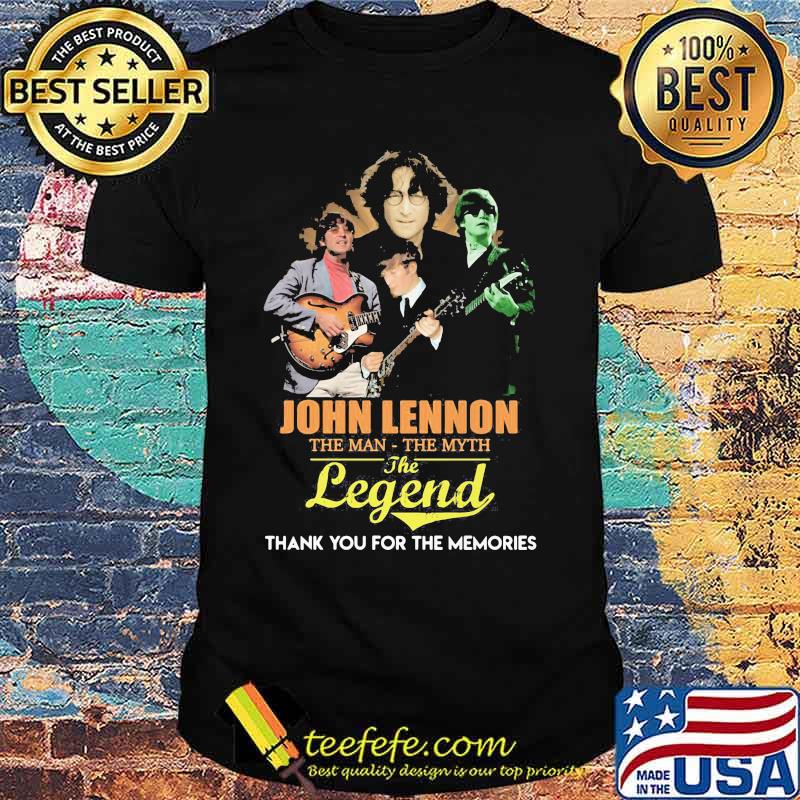 John lennon the man the myth the legend thank for the memories shirt John lennon the man the myth the legend thank for the memories shirt