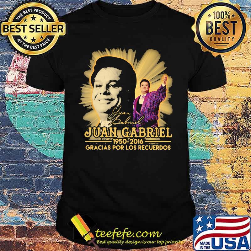 Juan gabriel 1950 2016 gracias por los recuerdos signature shirt