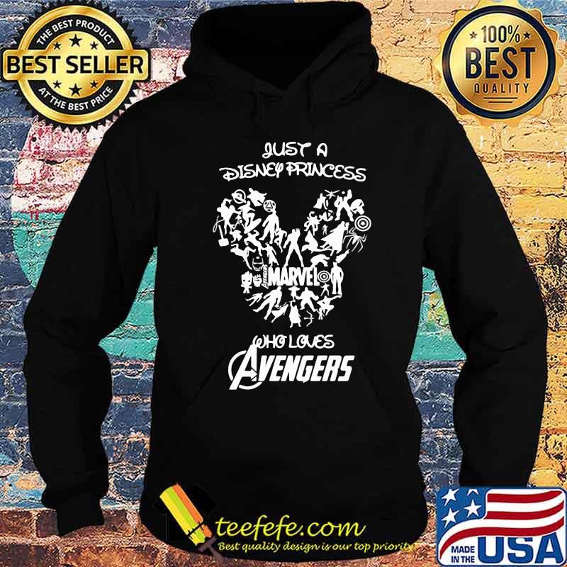 Just a disney princess marvel who loves avengers mickey mouse s Hoodie Just a disney princess marvel who loves avengers mickey mouse s Hoodie