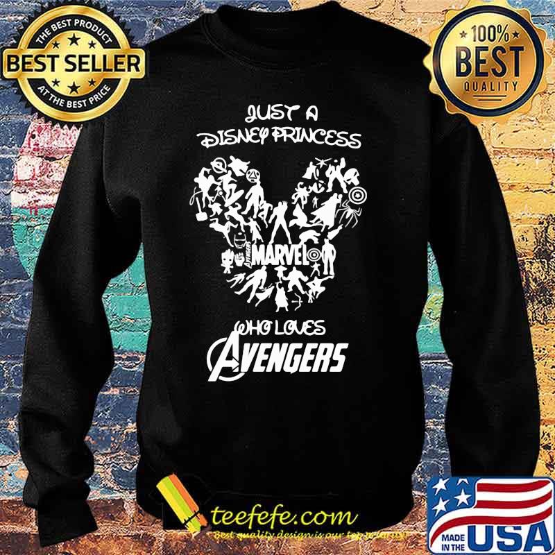 Just a disney princess marvel who loves avengers mickey mouse s Sweater Just a disney princess marvel who loves avengers mickey mouse s Sweater