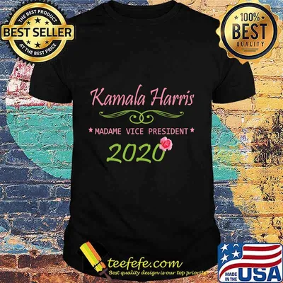 Kamala Harris Vice President 2020 AKA Tea Rose Flower T-Shirt