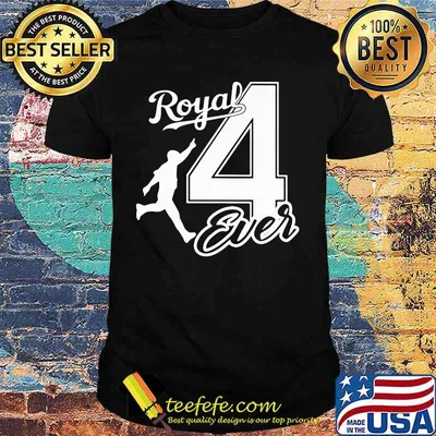 Kansas city royal 4 ever baseball shirt