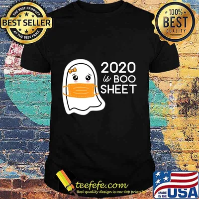 Kawaii Ghost in Mask 2020 is Boo Sheet T-Shirt