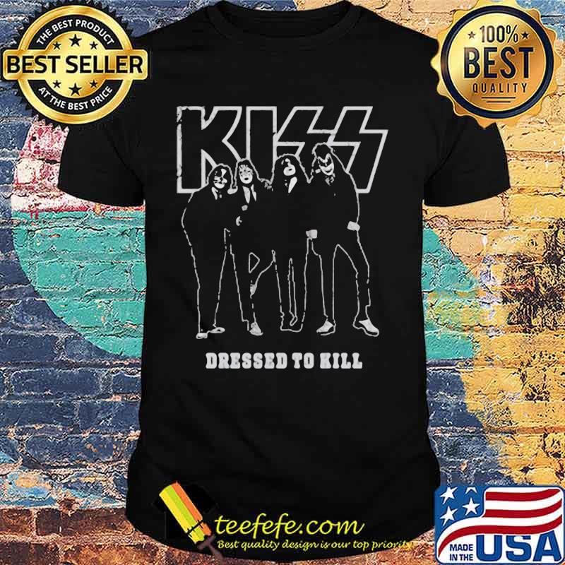 Kiss band dressed to kill shirt