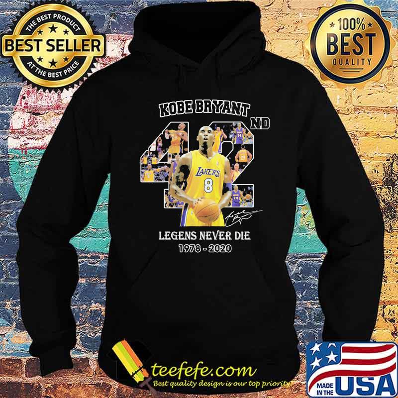 Kobe bryant 42nd legends never die 1978 2020 basketball signature s Hoodie Kobe bryant 42nd legends never die 1978 2020 basketball signature s Hoodie