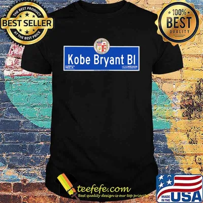 Kobe bryant bi city los angeles founded 1781 shirt