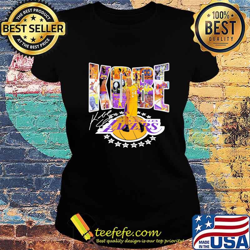 Kobe bryant los angeles lakers basketball signature s Ladies tee Kobe bryant los angeles lakers basketball signature s Ladies tee