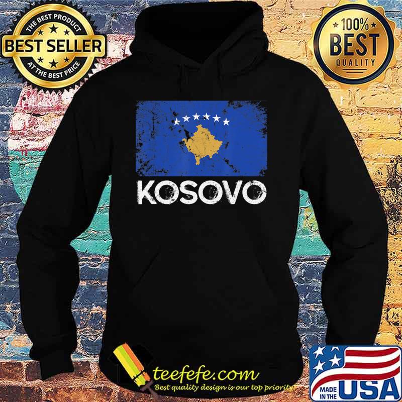 Kosovar Flag Vintage Made In Kosovo Gift T-Shirt Hoodie Kosovar Flag Vintage Made In Kosovo Gift T-Shirt Hoodie