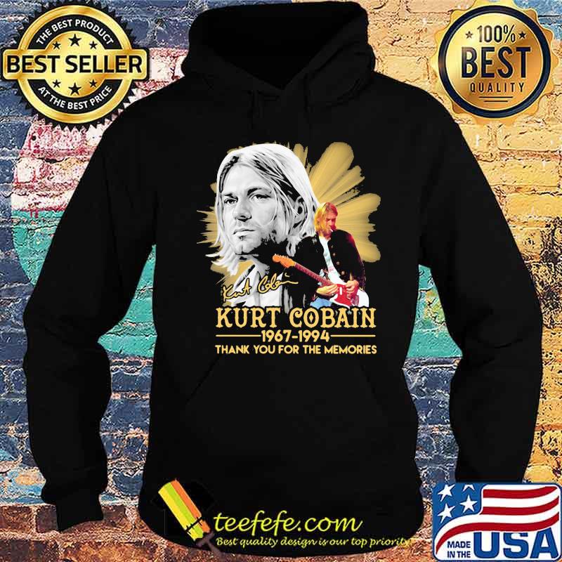 Kurt cobain 1967 1994 thank for the memories signature s Hoodie Kurt cobain 1967 1994 thank for the memories signature s Hoodie