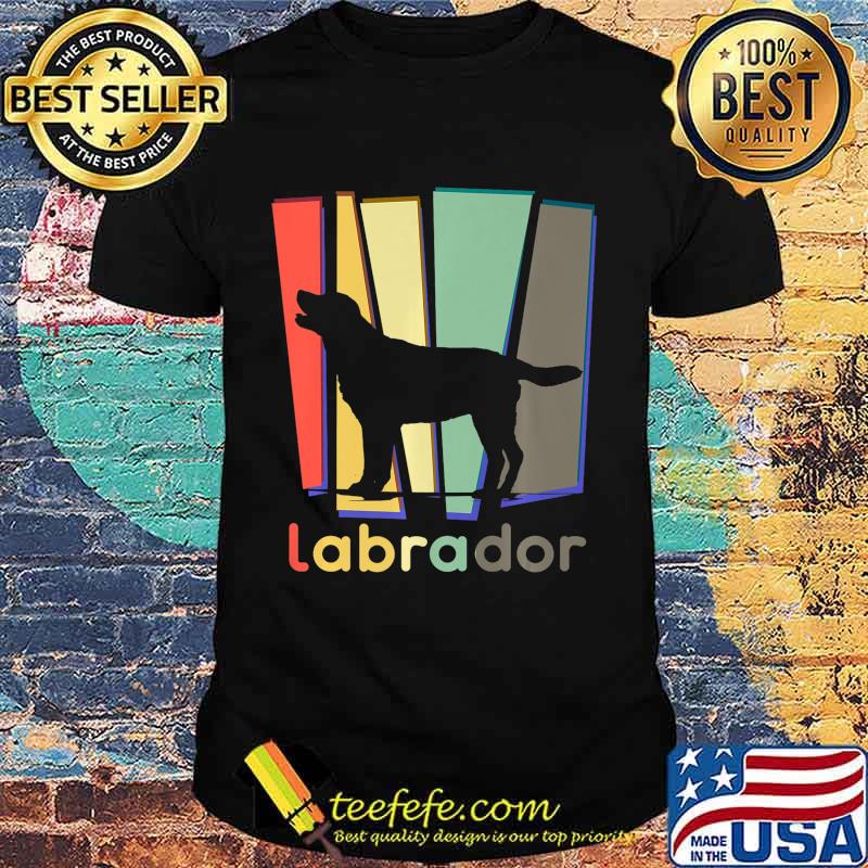 Labrador Retriever Vintage Retro Dog Premium T-Shirt