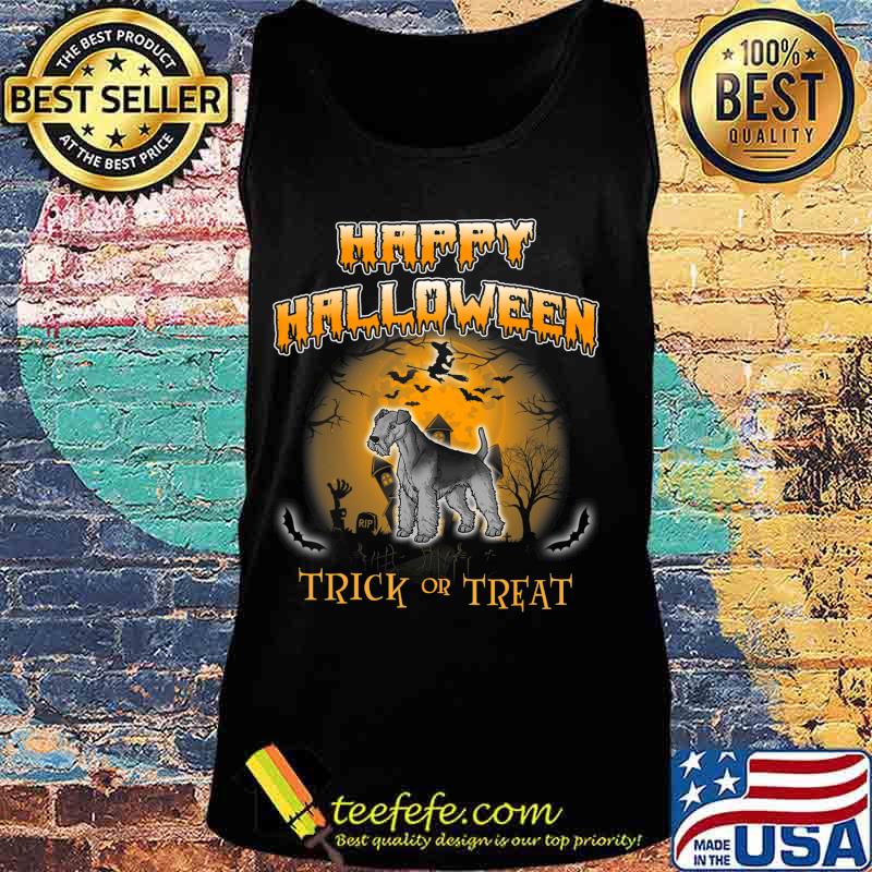 Lakeland Terrier Dog Happy Halloween T-Shirt Tank top Lakeland Terrier Dog Happy Halloween T-Shirt Tank top