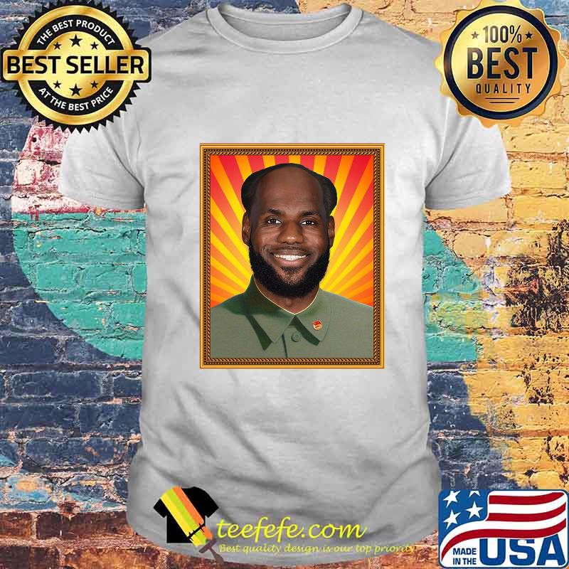 Lebron james' china mao zedong shirt