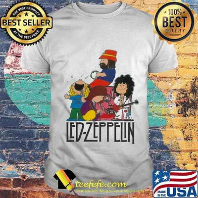 Led zeppelin band the peanuts shirt