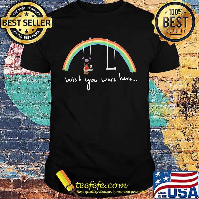 Lgbt rainbow mickey mouse wish you were here shirt
