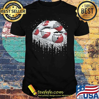 Lips portland trail blazers logo shirt