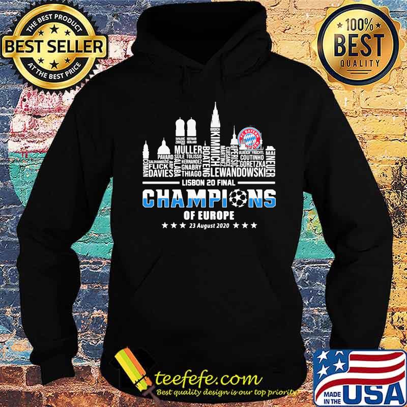 Lisbon 20 final champions of europe city stars s Hoodie Lisbon 20 final champions of europe city stars s Hoodie