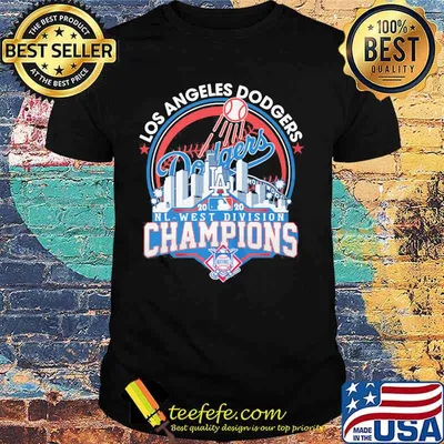 Los angeles dodgers 2020 nl west division champions shirt