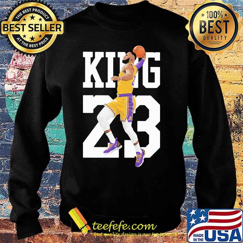 Los angeles lakers 23 lebron james king s Sweater Los angeles lakers 23 lebron james king s Sweater