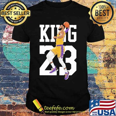 Los angeles lakers 23 lebron james king shirt