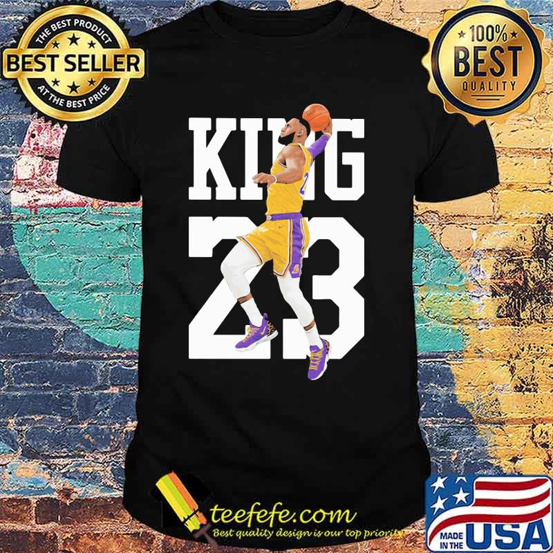Los angeles lakers 23 lebron james king shirt Los angeles lakers 23 lebron james king shirt