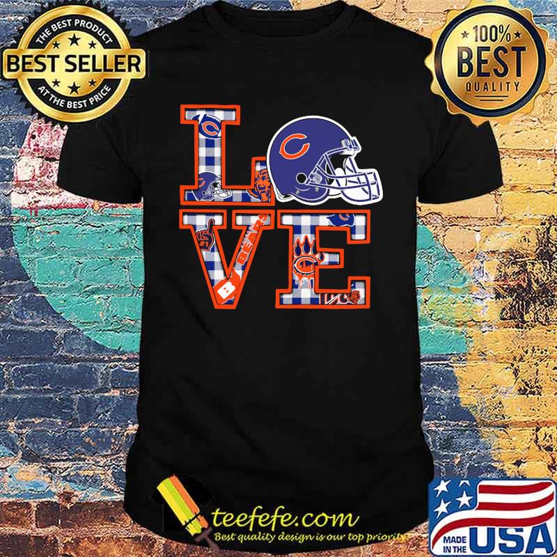Love chicago bears football shirt