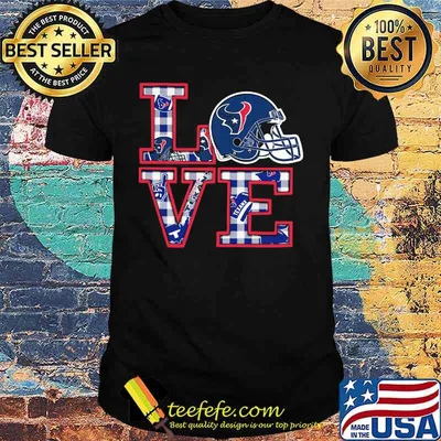 Love houston texas football america shirt