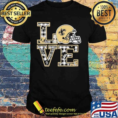 Love new orleans saints football shirt