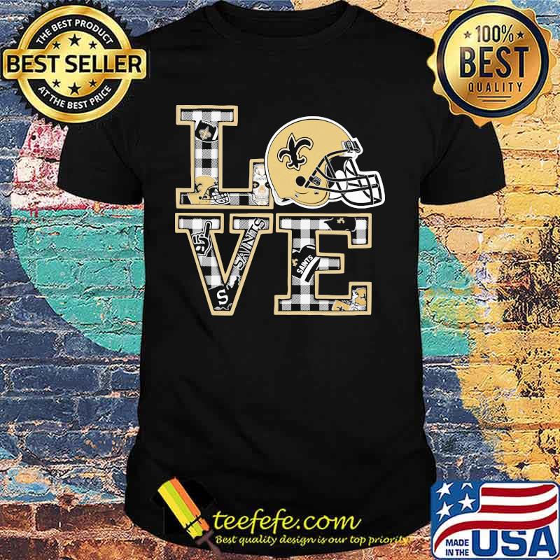 Love new orleans saints football shirt