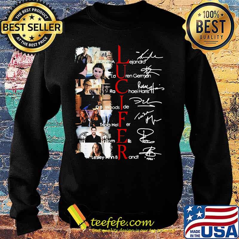 Lucifer movie characters signatures s Sweater Lucifer movie characters signatures s Sweater
