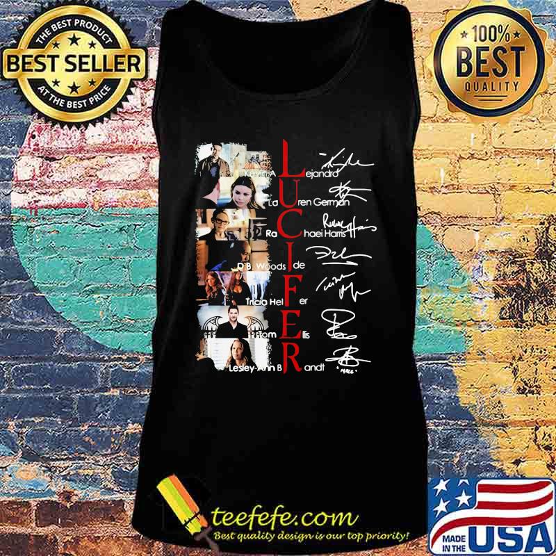Lucifer movie characters signatures s Tank top Lucifer movie characters signatures s Tank top