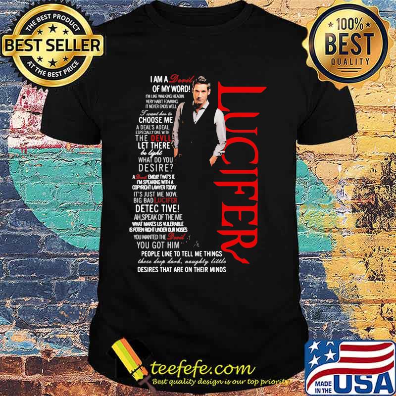 Lucifer tom ellis i'm a devil of my world shirt