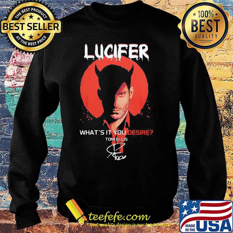 Lucifer what's it you desire tom ellis signature s Sweater Lucifer what's it you desire tom ellis signature s Sweater