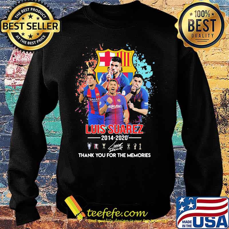 Luis suarez 2014 2020 thank you for the memories signature s Sweater Luis suarez 2014 2020 thank you for the memories signature s Sweater