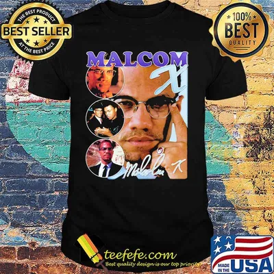 Malcolm x actor signature shirt