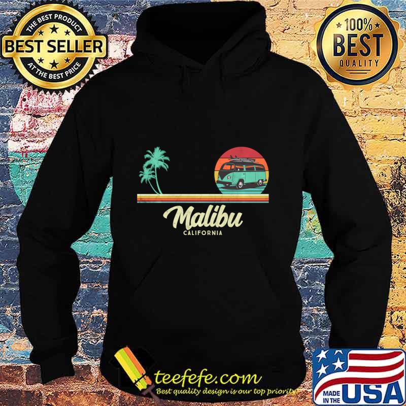 Malibu California Surf Beach Hippie Van Surfer Pullover s Hoodie Malibu California Surf Beach Hippie Van Surfer Pullover s Hoodie