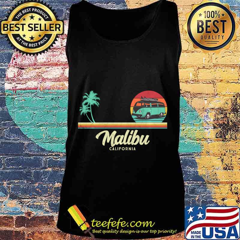 Malibu California Surf Beach Hippie Van Surfer Pullover s Tank top Malibu California Surf Beach Hippie Van Surfer Pullover s Tank top
