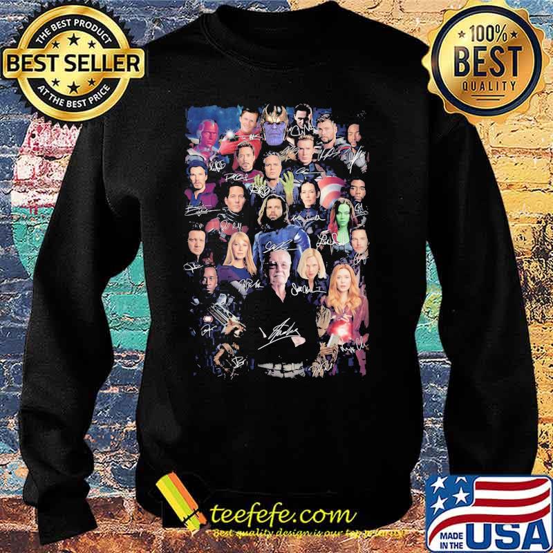 Marvel heroes avengers characters signatures s Sweater Marvel heroes avengers characters signatures s Sweater