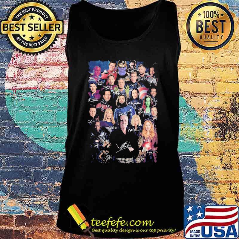 Marvel heroes avengers characters signatures s Tank top Marvel heroes avengers characters signatures s Tank top
