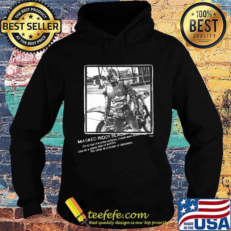 Masked Rider Black Designed by Yoshito Sugawara T-Shirt Hoodie Masked Rider Black Designed by Yoshito Sugawara T-Shirt Hoodie