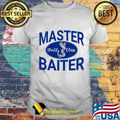 Master baiter world class fishing shirt