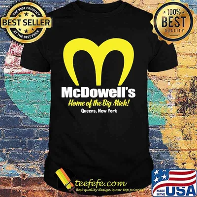 Mcdowell's home of the big mick queens new york shirt