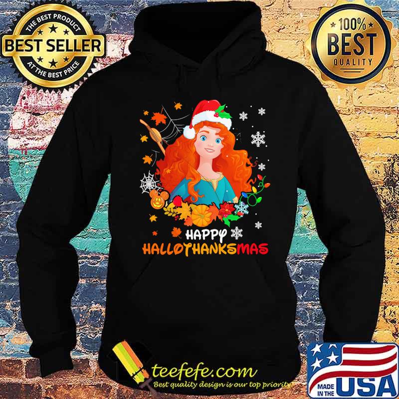 Merida happy hallothanksmas halloween thanksgiving christmas s Hoodie Merida happy hallothanksmas halloween thanksgiving christmas s Hoodie