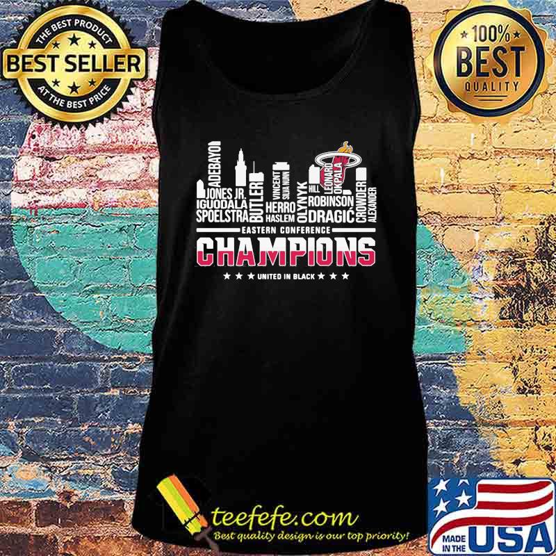 Miami heat eastern conference champions united in black s Tank top Miami heat eastern conference champions united in black s Tank top
