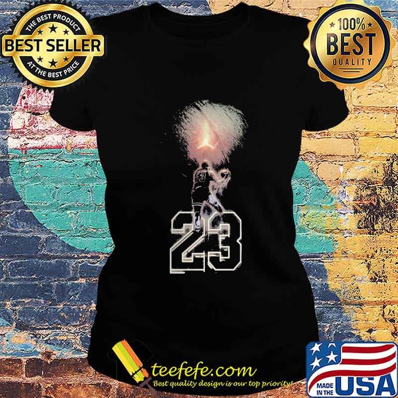 Michael jordan playing basketball 23 chicago bulls light s Ladies tee Michael jordan playing basketball 23 chicago bulls light s Ladies tee