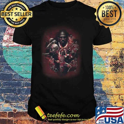 Michael jordan playing basketball chicago bulls shirt