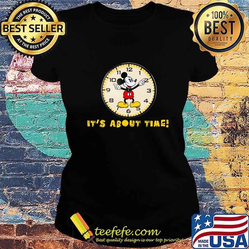 Mickey It's About Time T-Shirt Ladies tee Mickey It's About Time T-Shirt Ladies tee