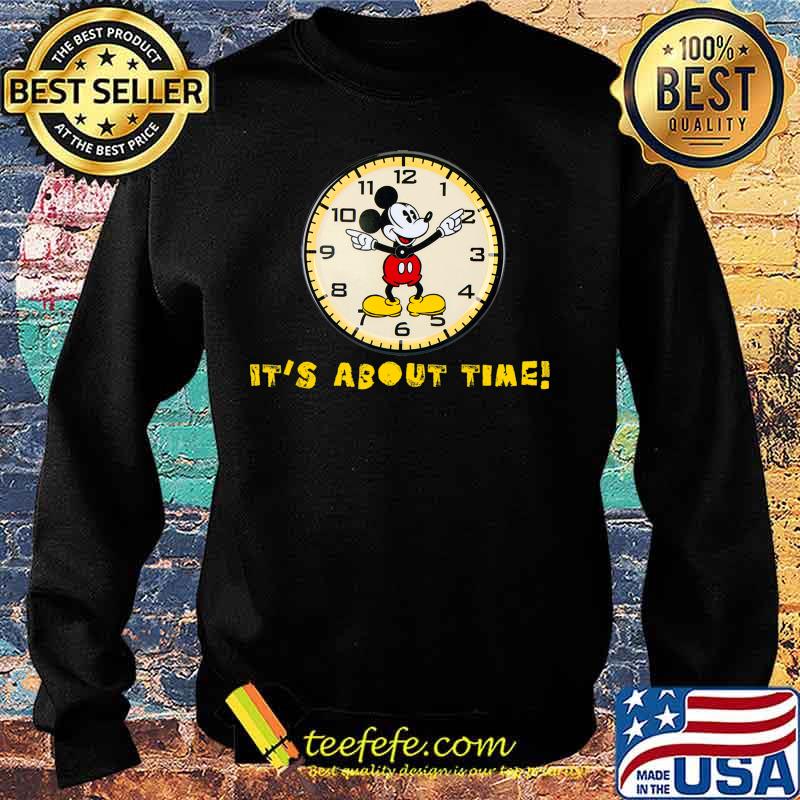 Mickey It's About Time T-Shirt Sweater Mickey It's About Time T-Shirt Sweater