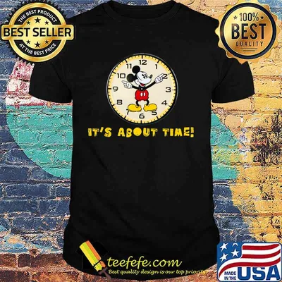 Mickey It's About Time T-Shirt