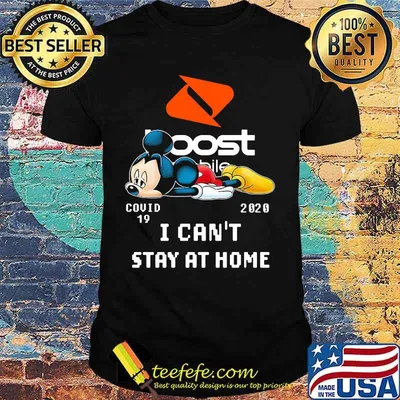 Mickey mouse boost covid-19 2020 i can't stay at home shirt